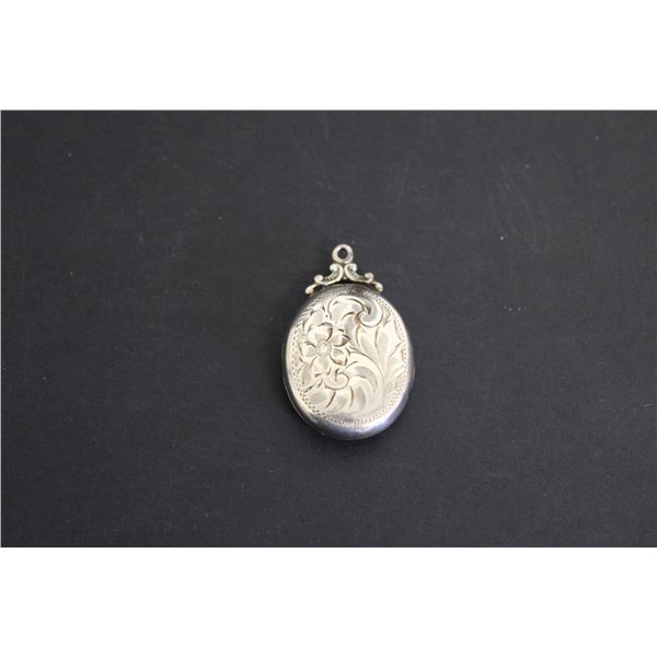 Stamped Sterling Pendant