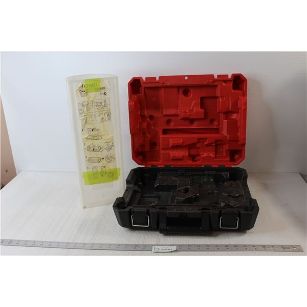 Empty Milwaukee Tool Case, Ikea Holder