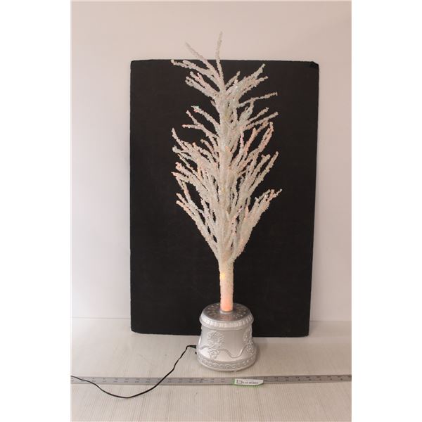 Fiber Optic Icicle Tree - 32"H, Works