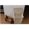 Image 1 : *Wicker Laundry Basket, Magazine Holder