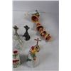 Image 5 : Basket and Collection of Bells, Miniature Teacup & Saucer