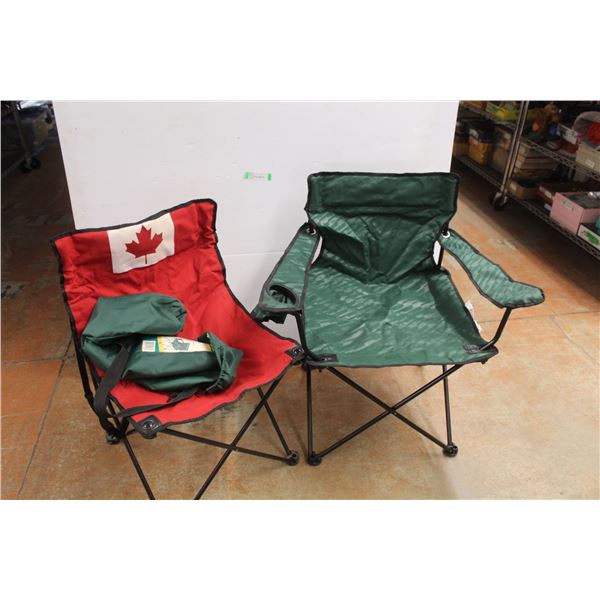 (2) Folding Camp Chairs