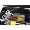 Image 6 : Plastic Tool Box w/Contents - Black & Decker Electric Drill (working)