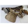 Image 6 : Tool Belt w/Pouches - Ideal Wire Reel- Extra Straps - Gloves - Hand Tools