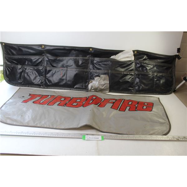 Turbo Charge Mechanics Protective Pad - Hanging Work Pouches (has duct tape on it)