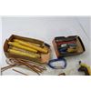 Image 2 : Wax Marker Pencils - Pipe Wrench - Corner Square - Tin Snips - Wire Cutters - Fencing Pliers - Misc.