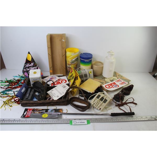 Cutting Goggles - Basket Tray - Aladdin Thermos - Party Hats 