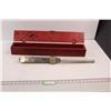 Image 1 : Vintage Snap-On Torque Wrench w/ Homemade Wooden Case - 1/2" Drive, 50-250 Ft. Lbs