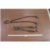 Image 1 : (2) Towing/Recovery Bridles w/ Hooks - 3' Chain & 2" Webbed