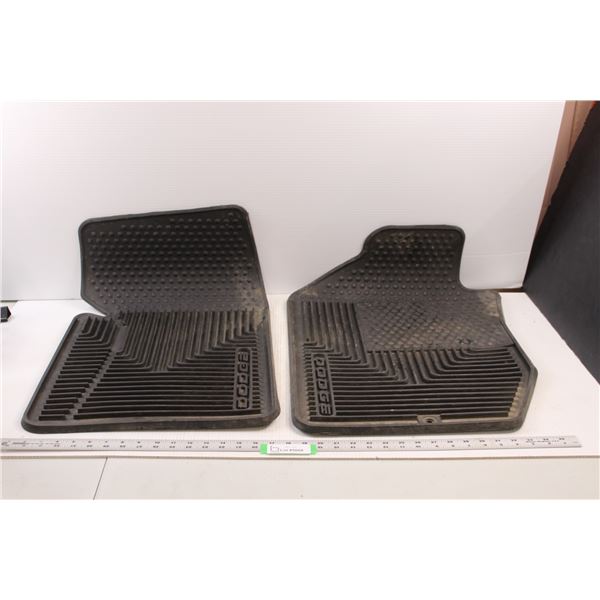 (2) Dodge Floor Mats from Unknown Model