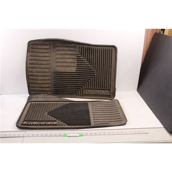 (2) Huskey Floor Mats from Unknown Vehicle - Part Numbers in Pictures