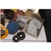 Image 5 : Various Auto Body Shop Consumables/Tools -3M Sanding Discs/Paper of Varying Grits, Blocks, Puddy Kni