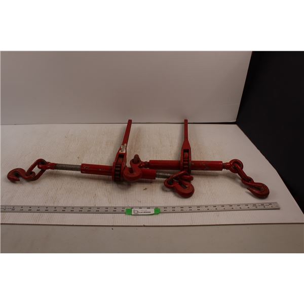 (2) Ratcheting Load Binders