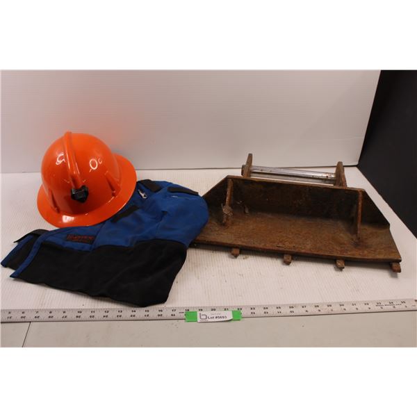 Misc. Steel Attachment, MSA Miners Hard Hat & Toasters Nomex IIIA Hard Hat Liner (All Used)