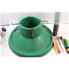 Image 3 : Plastic Christmas Tree Base/Stand, Roll of Fiberglass Screen, Rain Gauges, Analog Thermometer & Gard