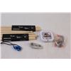 Image 3 : (3) Sets of Drumsticks, (4) Earbuds (as is)