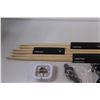 Image 2 : (3) Sets of Drumsticks, (6) Earbuds (as is)