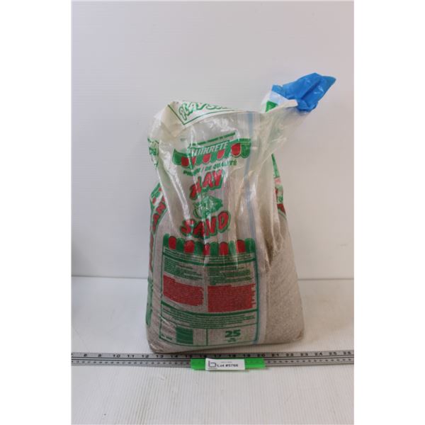 Play Sand Quickrete Bag (Opened, 3/4 Full)