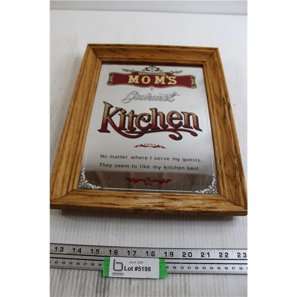 Mom's Gourmet Kitchen Mirror - 14 1/4" x 11 1/2"