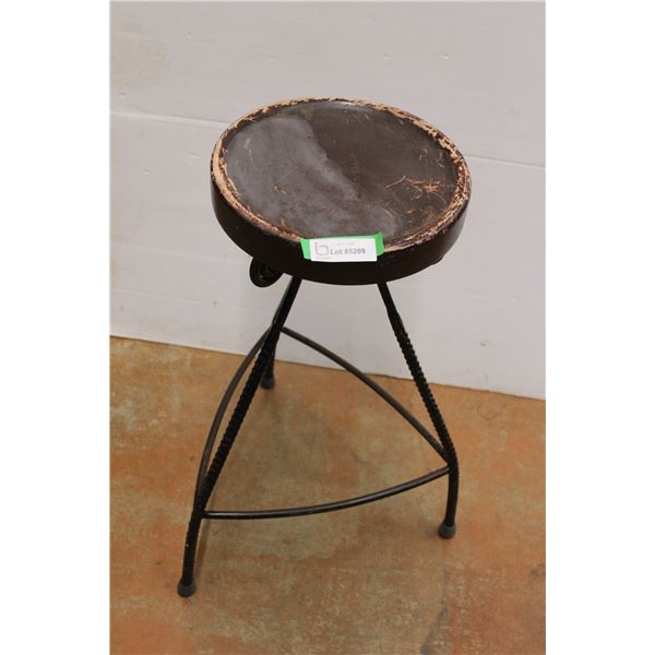 *Wood Stool - 27"H
