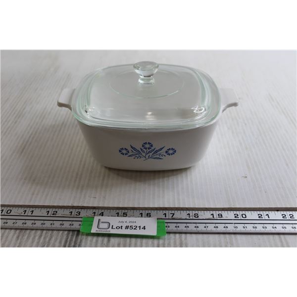 Corningware Blue Cornflower 6-Cup Casserole Dish with Lid