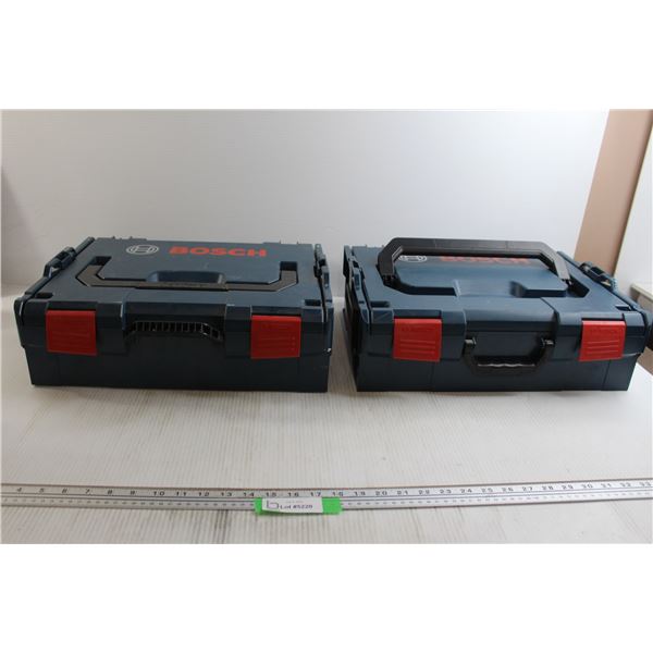 (2) Bosch Stackable Toolboxes