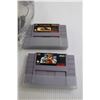 Image 5 : Super Nintendo Entertainment System, (2) Controllers, (2) Games, and Cords - Untested, As Is