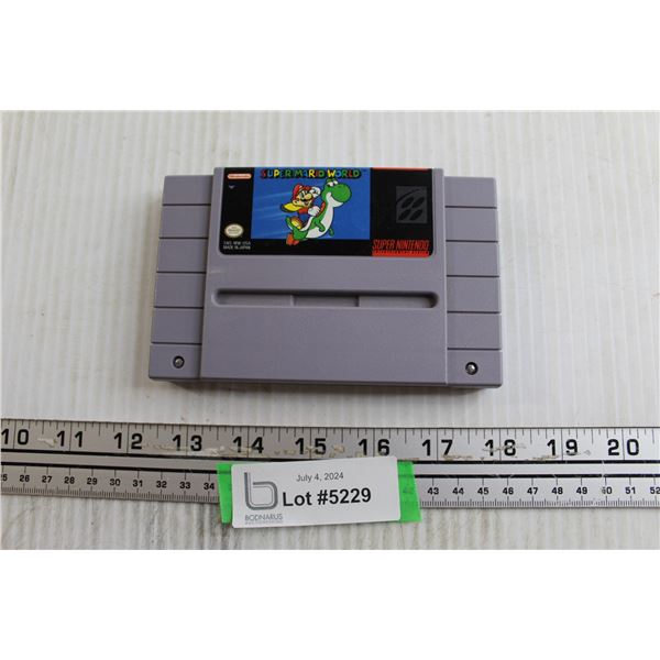 Super Mario World SNES Game - Untested