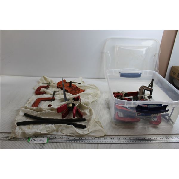 C-Clamps, Spring Clamps, Bench Clamp, Rubber Hoses, etc.