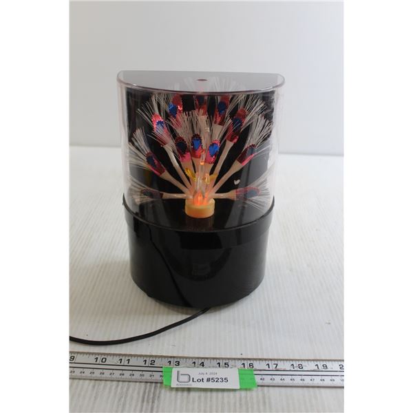 Fiberoptic Peacock Light - Works
