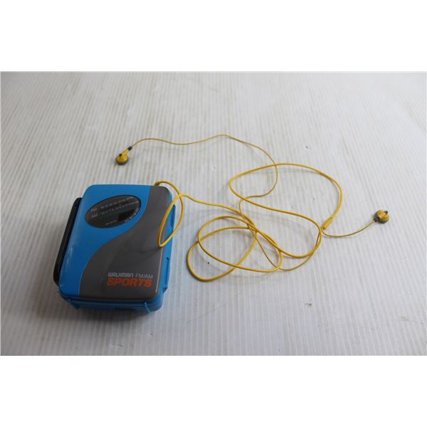 Walkman AM/FM and Cassette Player Sports - Untested