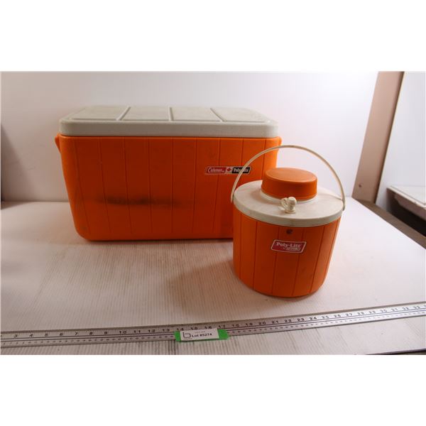 (2) Coleman Poly-Lite Coolers