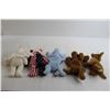 Image 6 : (5) Ty Beanie Babies NWT - Stain on Elephant