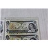 Image 5 : (6) Canadian $1.00 Bills in Sequence Order - #8009601-9606