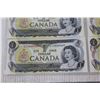 Image 4 : (6) Canadian $1.00 Bills in Sequence Order - #8009607-9612