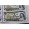 Image 7 : (6) Canadian $1.00 Bills in Sequence Order - #8009607-9612