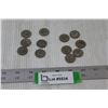 Image 1 : (12) 1960's Canadian Nickels