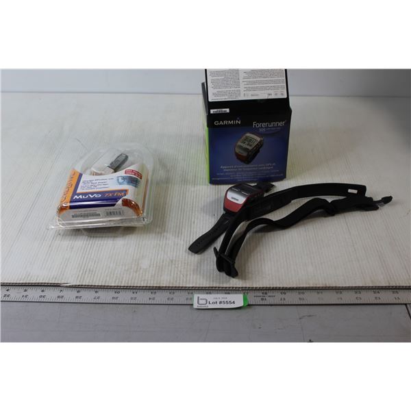 Garmin Training Watch with Heart Rate, Muvo Tx Fm Radio