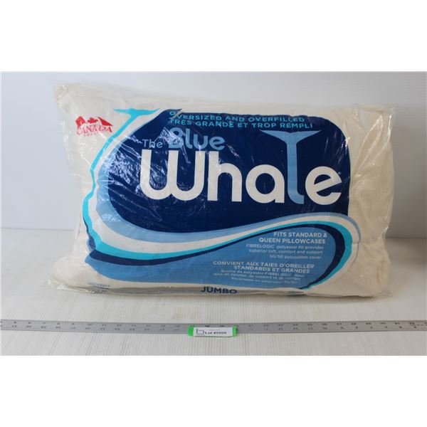 Whale Pillow Over Stuffed & Over Filled