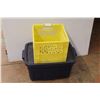 Image 1 : *(1) Tote - (1) Plastic Crate