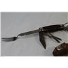 Image 2 : Vintage Multi Tool Camp Knife w/Case (rusty)