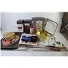 Image 1 : Skewers - Chocolate Tins - Beer Cozys - BBQ Forks - Button Pins - Misc. Items