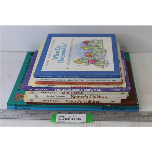 (12) - Children's Books - Modern Publishing - Grolier - Honey Bear - Rain Tree
