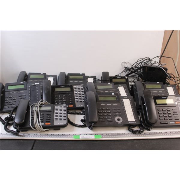 (10) Telephones w/Cords - Untested