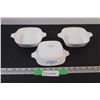 Image 1 : (3) Corningware Blue Flower Petite 5" Pans
