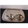 Image 4 : Wm. Rogers Silver Coffee Pot Set & Serving Tray
