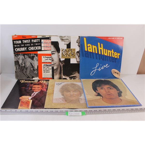 (6) Records: Paul McCartney, Anne Murray, Tommy Hunter, Simple Minds, Chubby Checker, Ian Hunter