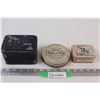 Image 1 : (3) Metal Tins - Various