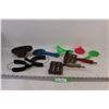 Image 1 : (7) Horse Brushes & Set of Spurs