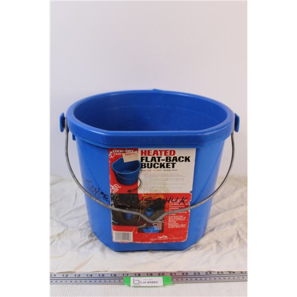 Heated Water Bucket for Livestock (Horses) (untested)